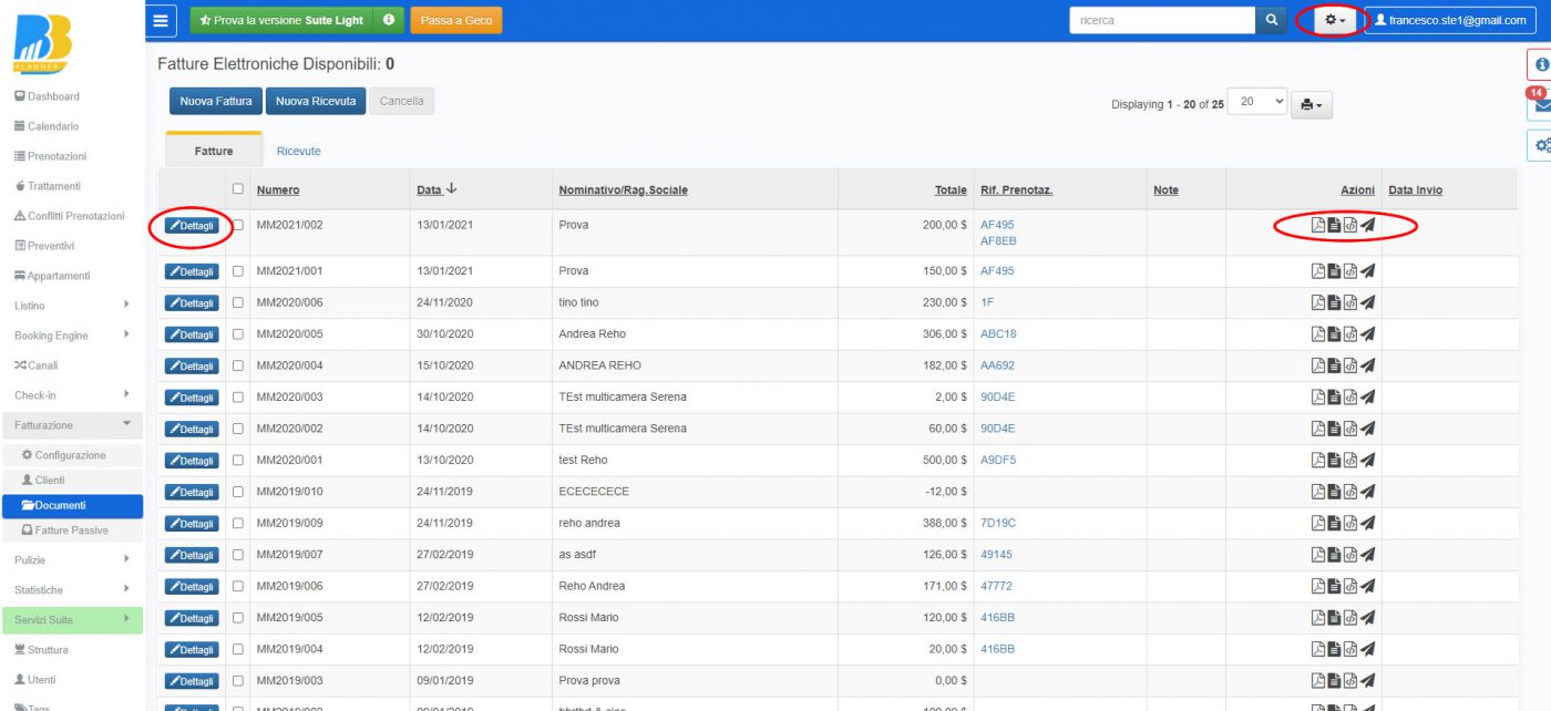 BBPlanner – Gestionale Web B&B Calendario